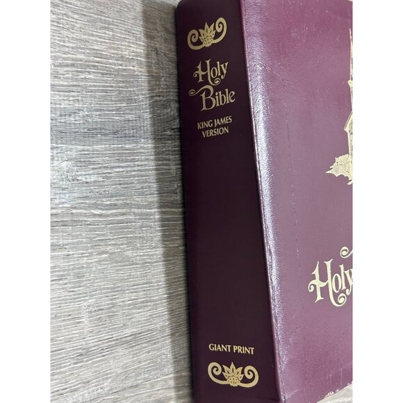 The Holy Bible in Giant Print King James Version Book Hardcover - Picture 2 of 10